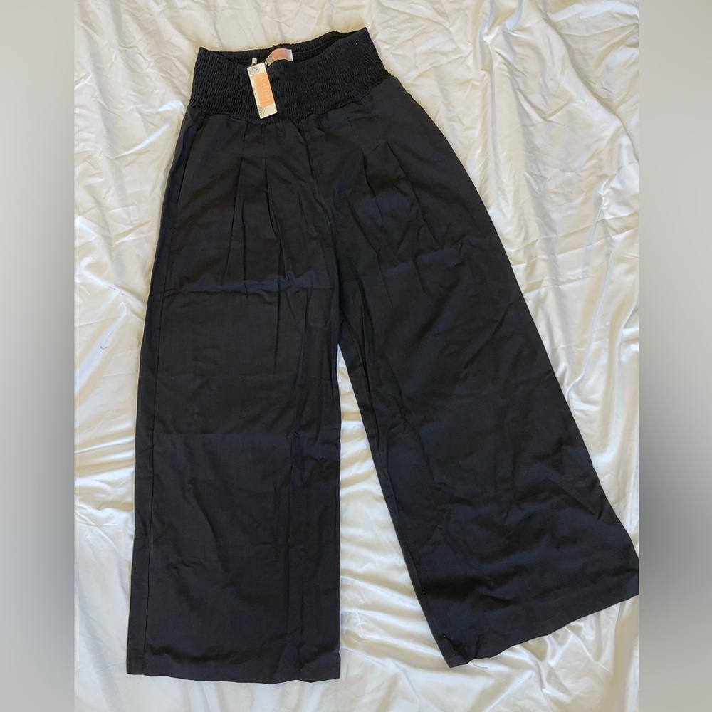 Paper Bag Wide Leg Pants Size - XL - NWT
